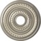 Ekena Millwork Cole PVC Ceiling Medallion (Fits Canopies up to 4 1/2"), Bright Coat Chrome, 16"OD x 3 1/2"ID x 1"P CMP16COBCR - alternate 1